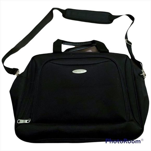 Samsonite Briefcase Laptop Carry-On Travel Work Overnight Weekend Bag EUC - Picture 1 of 5